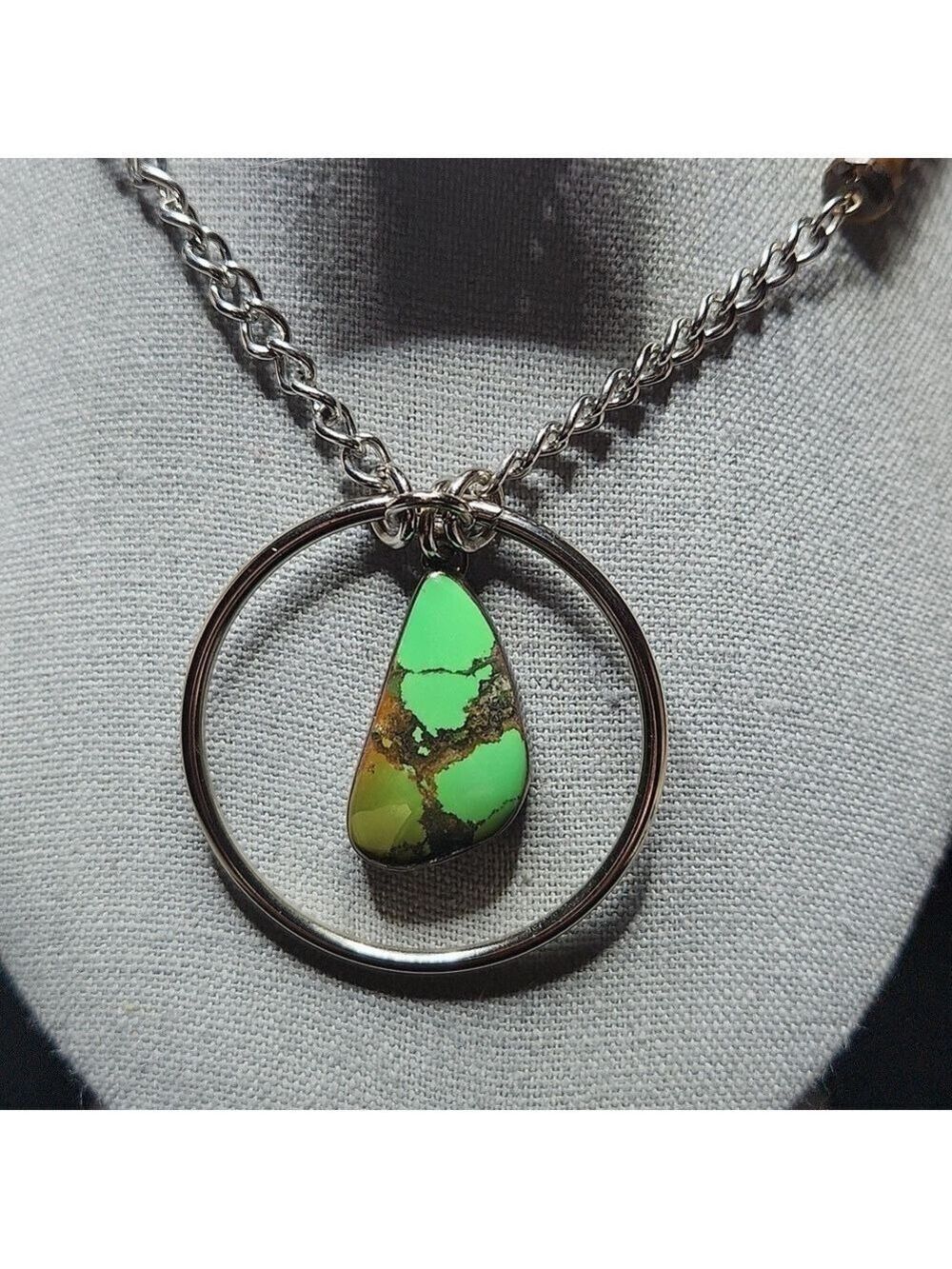 Turquoise bohemian necklace